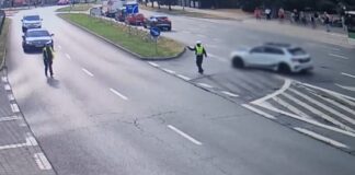 Zagrażał bezpieczeństwu. Zielonogórscy policjanci nie mieli innego wyjścia