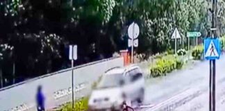 Krosno Odrzańskie. Kierujący seatem mocno przesadził na pasach (FILM)