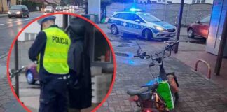 Zielona Góra. Jechał skuterem w płaszczu wyglądając jak Batman. I ma teraz poważne kłopoty