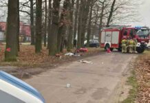 Zielona Góra. Dramatyczna informacja. Zmarł rowerzysta staranowany przez motocyklistę