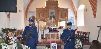 Żarscy policjanci pożegnali zmarłego kolegę