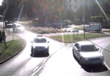 Zielona Góra. Szalał fordem, jechał pod prąd. Potem kąpał się w fontannie przy Palmiarni (FILM)