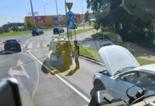 Zielona Góra. Zatrzymany kierowca z dożywotnim zakazem prowadzenia (ZDJĘCIE CZYTELNIKA)