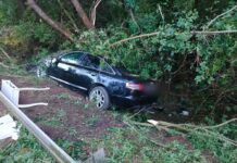 Pijany 20-latek Audi spowodował wypadek. Ma już dwa zakazy prowadzenia