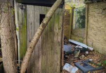 Zapomniał o marihuanie ukrytej w drewnianym wychodku