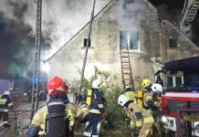 Pożar domu w Słońsku. Wszystko było w ogniu (ZDJĘCIA)