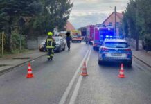 Wypadek w Radoszynie. Zderzenie Volkswagenów, ranne dziecko