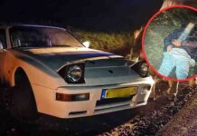 Ukradł zabytkowe Porsche i uciekał nim policji. Potem chciał je spalić
