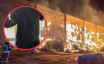 Szokujący pożar w Słońsku. Podpalaczem jest strażak OSP, straty to 800 tys. zł (FILM)