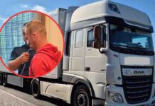 Pijany kierowca jechał ciężarówka zygzakiem po „esce”