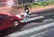 Zielona Góra. Kierujący Toyotą zmiótł z pasów 14-latka na hulajnodze (FILM)