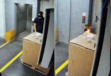 Pracownik piroman chciał spalić firmę. Wszystko się nagrało