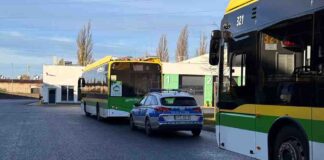 Zielona Góra. W zajezdni MZK pojawiła się policja z narkotestem