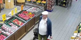 Ale wstyd. To sprawca przywłaszczenia portfela w sklepie, szuka go policja