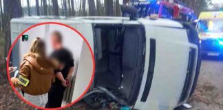 Małżeństwo zatrzymane za nieudzielenie pomocy rannemu w wypadku. Sprawcą był pijany mąż