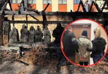 Dwaj mężczyźni spalili kapliczkę „Ostatnia wieczerza”