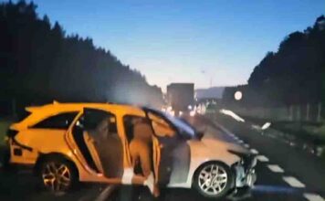 Śmiertelny wypadek na DK24 koło Skwierzyny. Nie żyje jedna osoba, druga walczy o życie