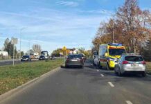 Zielona Góra. Zderzenie trzech samochodów na Zjednoczenia (ZDJĘCIA CZYTELNIKA)