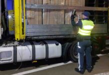 Nowa Sól. Kierowca ciężarówki mówił, że wiezie makaron. Wiózł 1,5 mln sztuk lewych papierosów