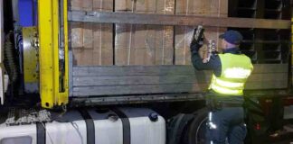 Nowa Sól. Kierowca ciężarówki mówił, że wiezie makaron. Wiózł 1,5 mln sztuk lewych papierosów