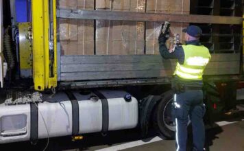 Nowa Sól. Kierowca ciężarówki mówił, że wiezie makaron. Wiózł 1,5 mln sztuk lewych papierosów