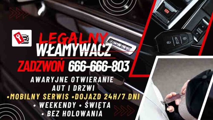 Włamywacz Legalny – profesjonalna pomoc 24/7. Dojazd do klienta, awaryjne otwieranie wszystkich marek aut, kontakt 666-666-803.