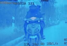 Jechali motorowerem, oboje byli pijani