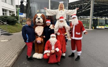 Zielona Góra. Mikołaj wywołał radość w autobusie