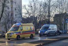 Zielona Góra. Potrącenie 84-latka na przejściu dla pieszych (ZDJĘCIE CZYTELNIKA)