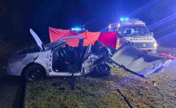 Śmiertelny wypadek w Zasiekach. Nie żyje 18-latka. Jeden z samochodów zapalił się (ZDJĘCIA)