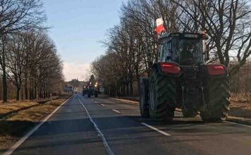 Zielona Góra. Protest rolników, przygotujcie się na korki w mieście (RELACJA NA BIEŻĄCO)