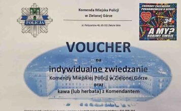 Zielonogórska policja gra z WOŚP. Na licytacji indywidualne zwiedzanie komendy