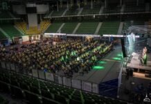 Zielona Góra. Padł rekord podczas maratonu Indoor Cycling & Running dla WOŚP (ZDJĘCIA)