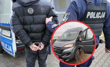 Uciekał policji kradzionym kamperem przez dwa powiaty. Był poszukiwany i naćpany