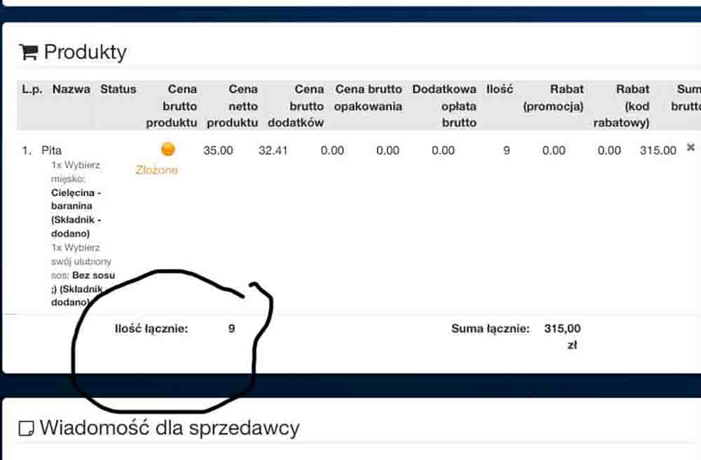 Zielona Góra. To bezmyślność, ktoś dla żartu zamówił dziewięć kebabów i nie odebrał