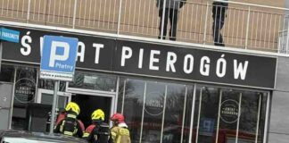 Zielona Góra. Pożar w pierogarni, na miejscu straż pożarna (ZDJĘCIA)