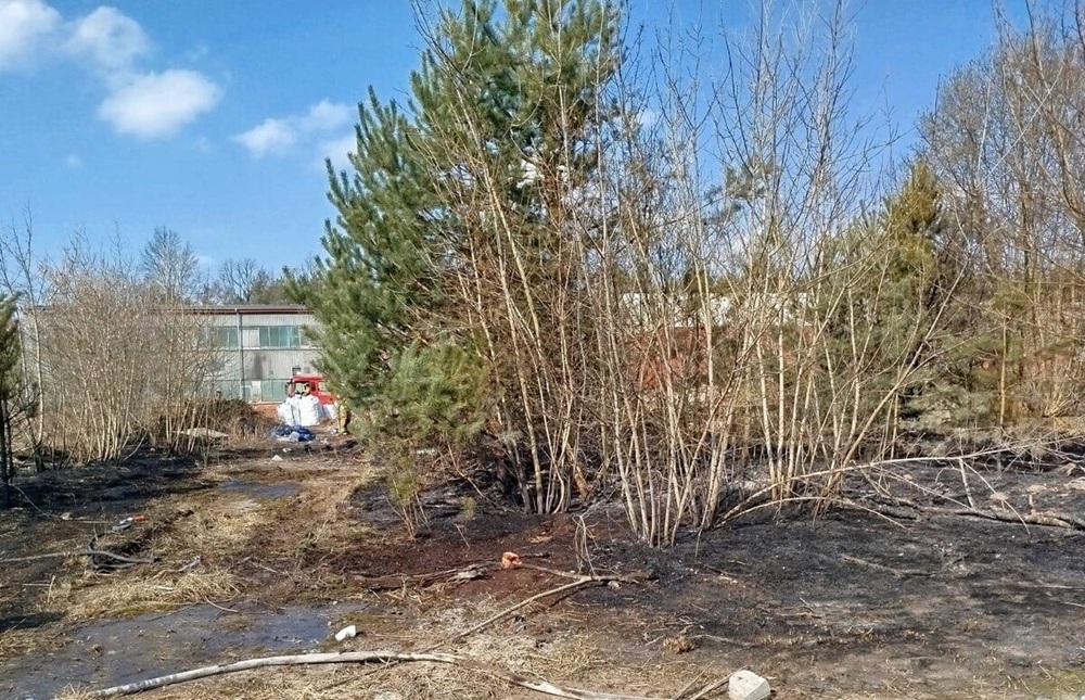 Podpalił trawy, zginął w płomieniach
