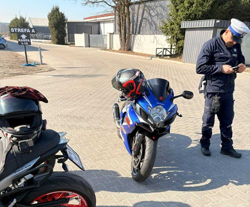 Zielona Góra. Trwa akcja policji, kontrole motocyklistów