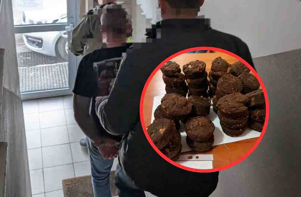 Policja zatrzymała dilera, który choćby wypiekał ciasteczka z marihuaną