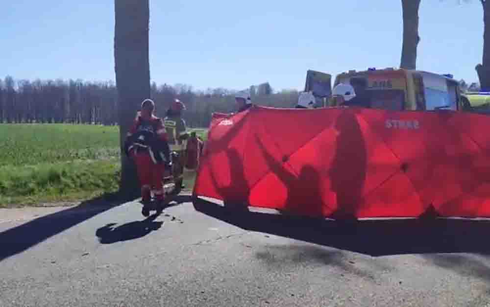 Pijany kierowca BMW uderzył w drzewo. Nie żyje 16-latek