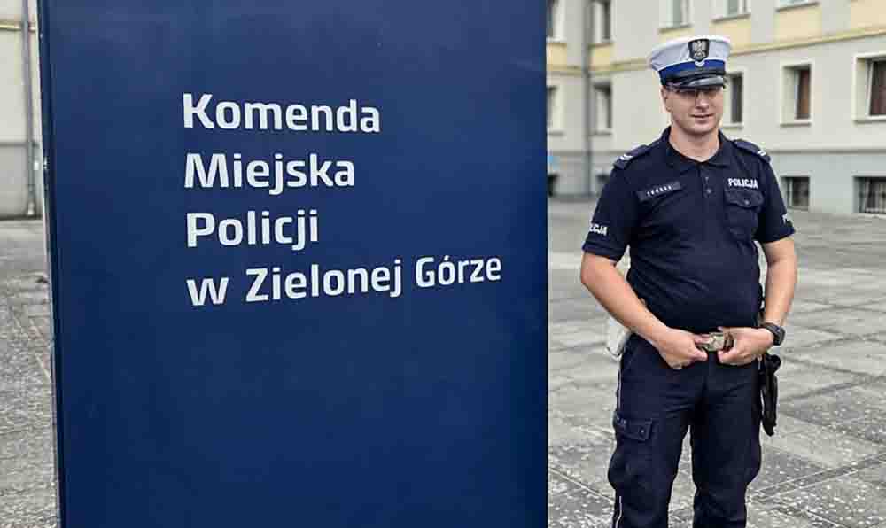 Zielona Góra. Sklepowemu złodziejowi puściły nerwy w sklepie, wtedy podszedł policjant