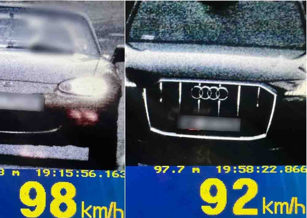 Żagań. No, to sobie pojeździli kierowcy Audi i Mazdy