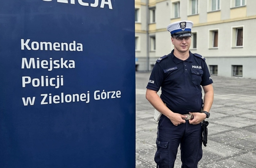 Zielona Góra. Ten policjant z drogówki ma nosa na sklepowych złodziei i to w wolnym czasie