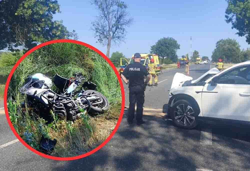 Śmierć na drodze. Nie żyje młoda motocyklistka