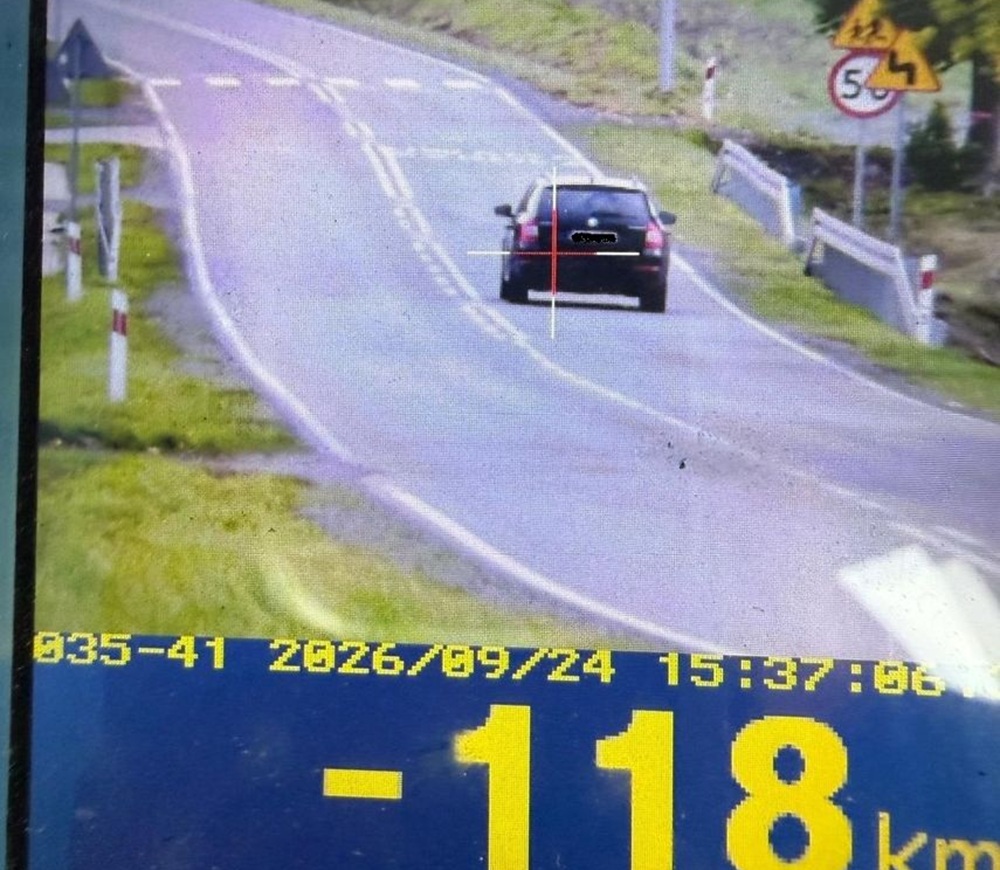 118 km/h przy ograniczeniu do 50 km/h. 31-latek stracił prawo jazdy
