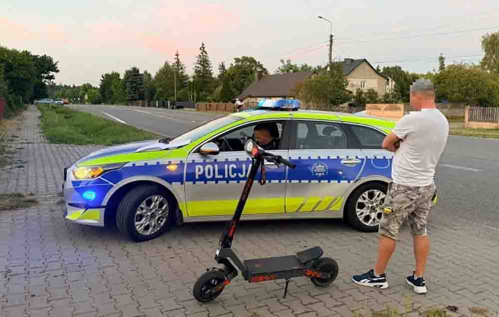 Dostał gigantyczny mandat za nieodpowiedzialną jazdę na hulajnodze elektrycznej