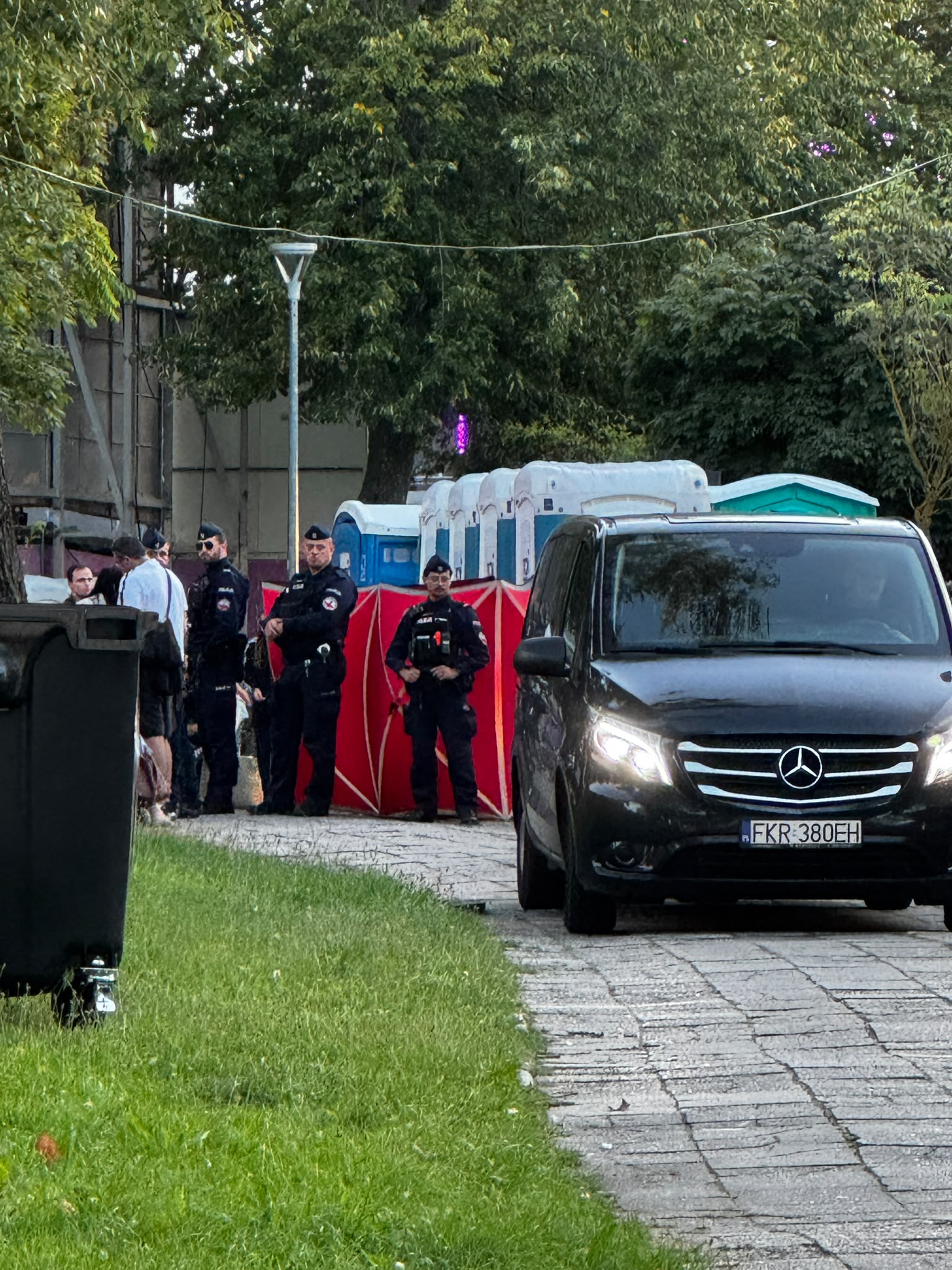 Zielona Góra. Tragedia na Winobraniu. Nie żyje mężczyzna